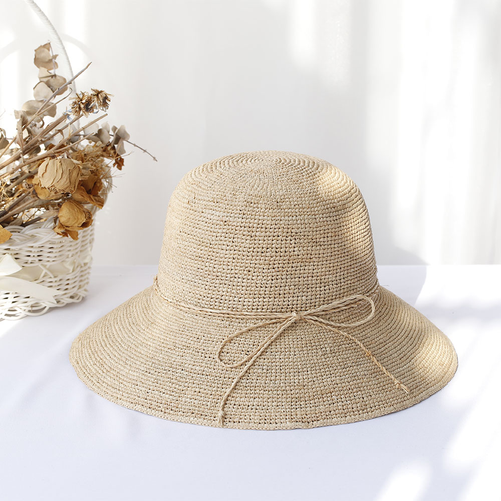 Bucket Hat Straw - 2026 Raffia Strohoed voor Dames Zomermode