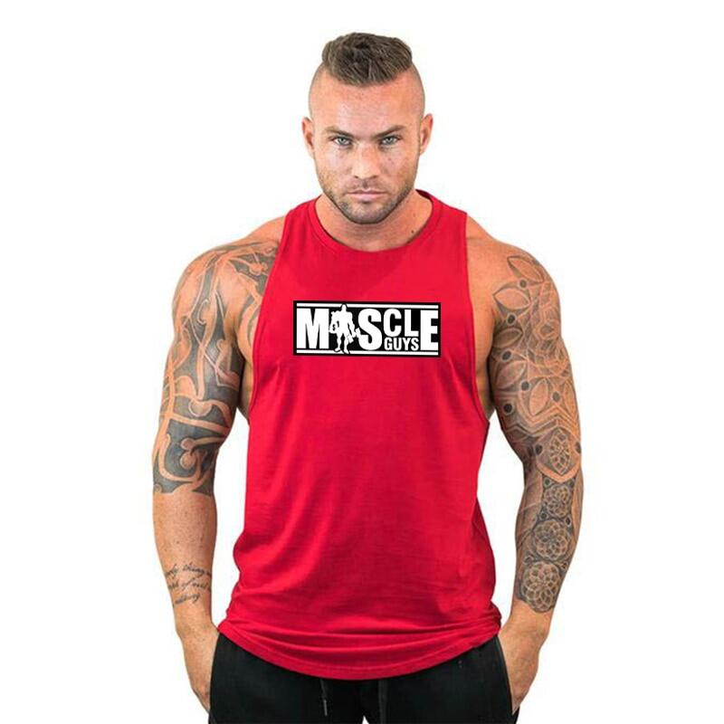Tank Top Muscle - Heren Spieroefening Mouwloos Shirt Gym Tanktop