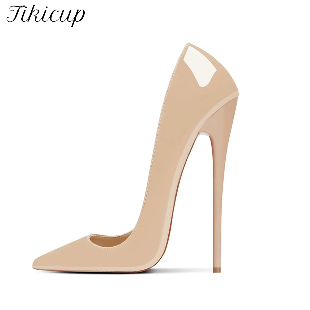 Casual Sandal Leather - Nieuwe stijl sexy 16CM extreme spitse