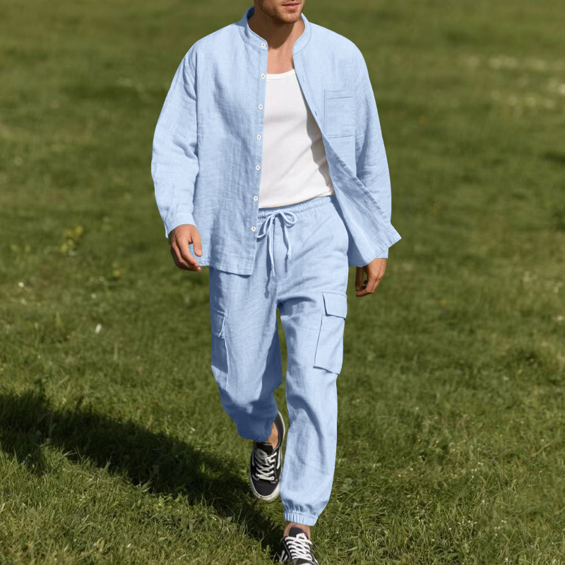 Heren linnen ademende tweedeli - Linen Shirt Breathable recensie en prijs