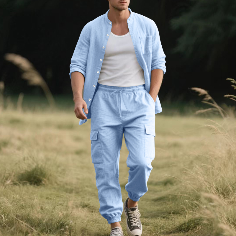 Heren linnen ademende tweedeli - Linen Shirt Breathable recensie en prijs