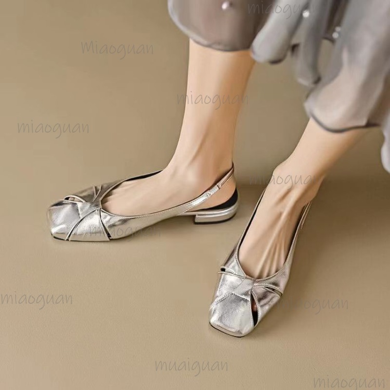 Cover Teen Lage Hak Pompen Dam - Casual Sandal Leather recensie en prijs
