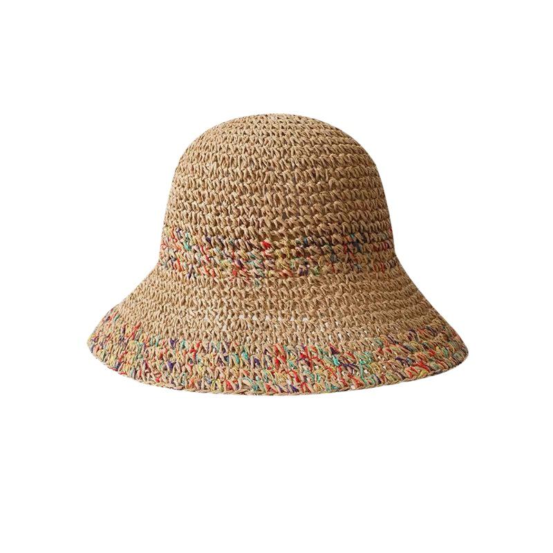 Handgeweven regenboogstrohoed  - Bucket Hat Straw recensie en prijs