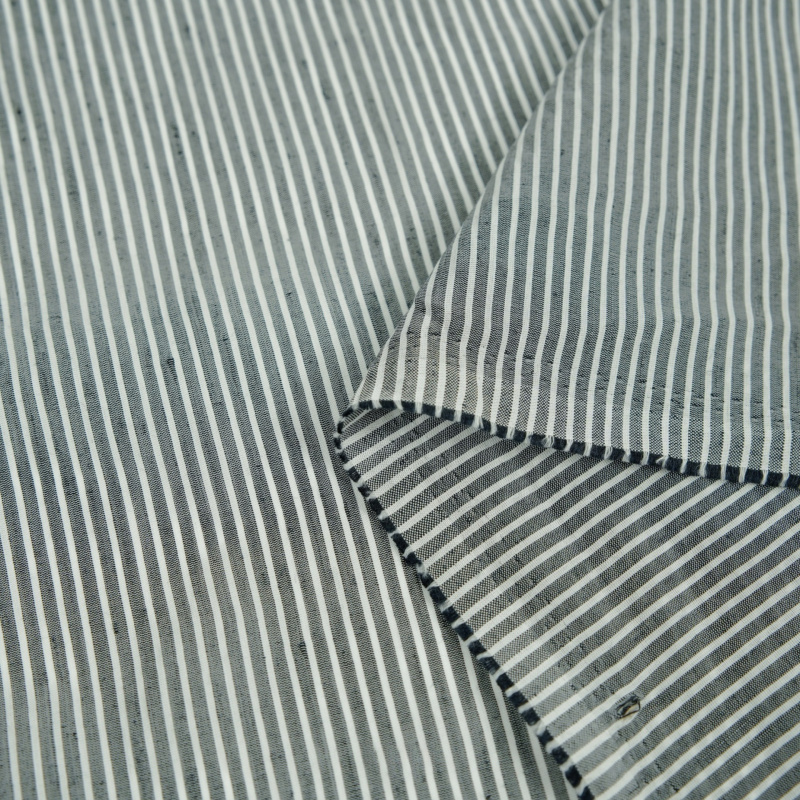 Grijs-witte, fijn gestreepte,  - Linen Shirt Breathable recensie en prijs