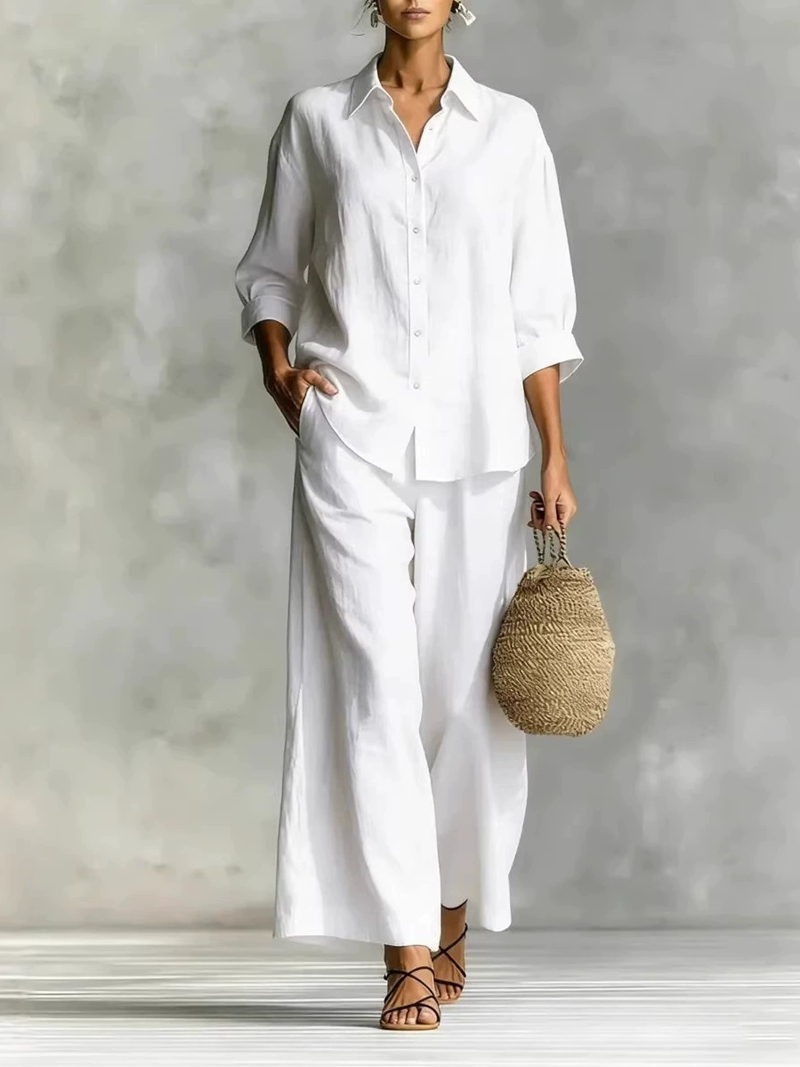 Dames Nieuwe 7-8 Mouw Blouse & - Linen Shirt Breathable recensie en prijs