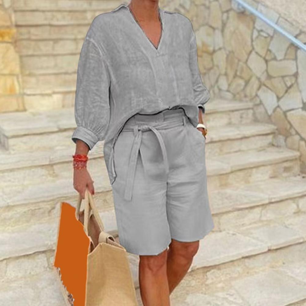 Katoenen linnen dames tweedeli - Linen Shirt Breathable recensie en prijs