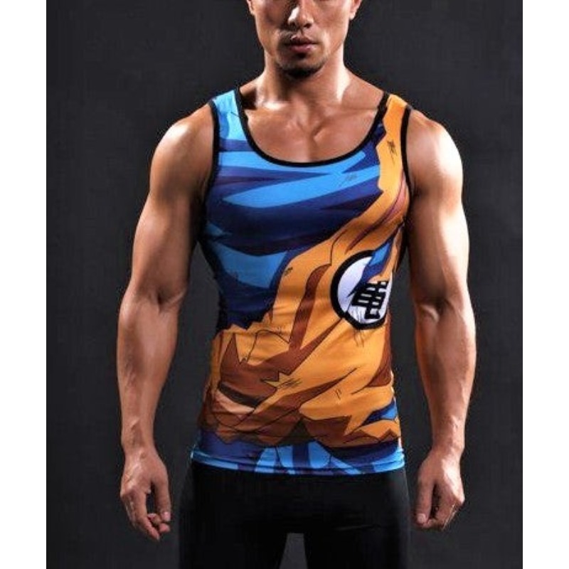 2026 Zomer Anime Goku Cosplay  - Tank Top Muscle recensie en prijs