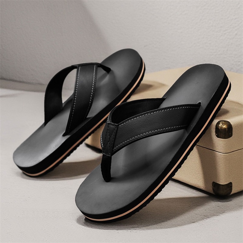 Vintage gewassen kunstleren sl - Flip Flop Leather Men recensie en prijs