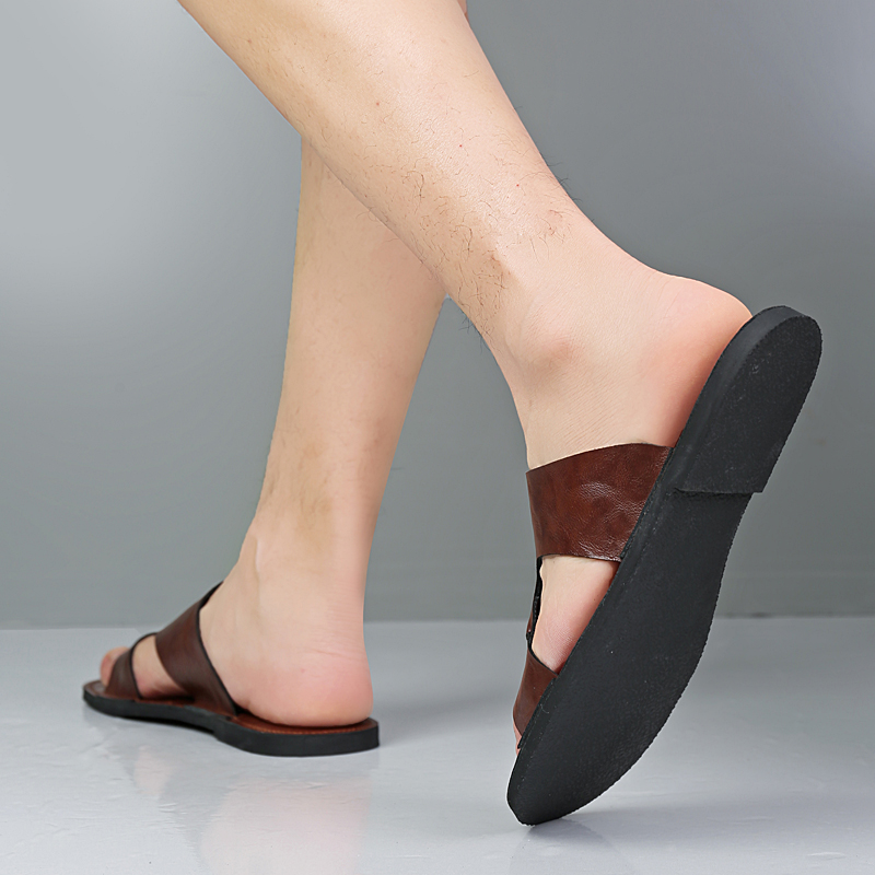 Handgemaakte lederen slippers  - Flip Flop Leather Men recensie en prijs