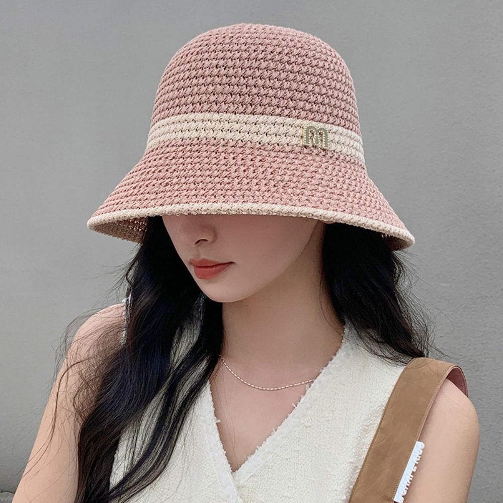 Elegante strik vissershoed opv - Bucket Hat Straw recensie en prijs