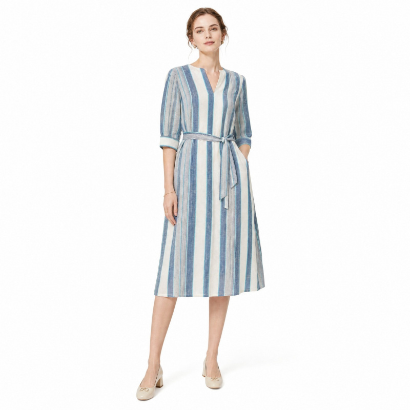 2Yards Frisse en artistieke bl - Linen Shirt Breathable recensie en prijs